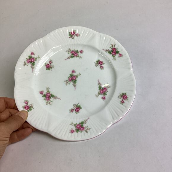 Set Of 2 Shelley Bridal Rose Fine Bone China Salad Plates - #13545 - England - Picture 6 of 10